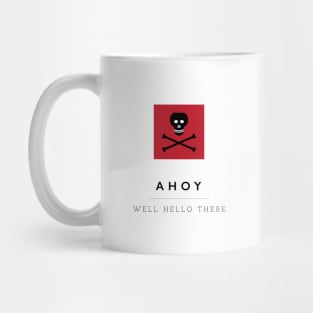 Ahoy! Pirate Flag Mug